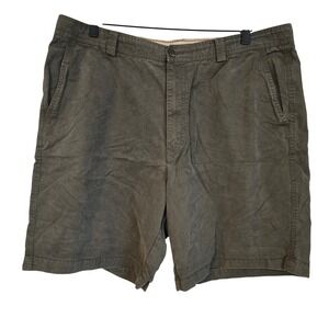 Tommy Bahama Men's Olive Green Tencel Cotton Blend Casual Shorts‎ Size 38